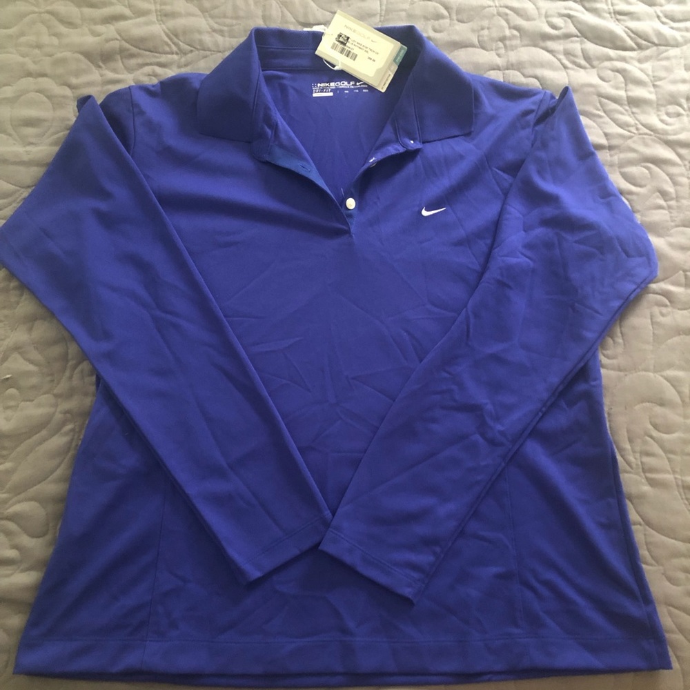 Nikegolf | DRI-FIT | long sleeve | XXL | Royal